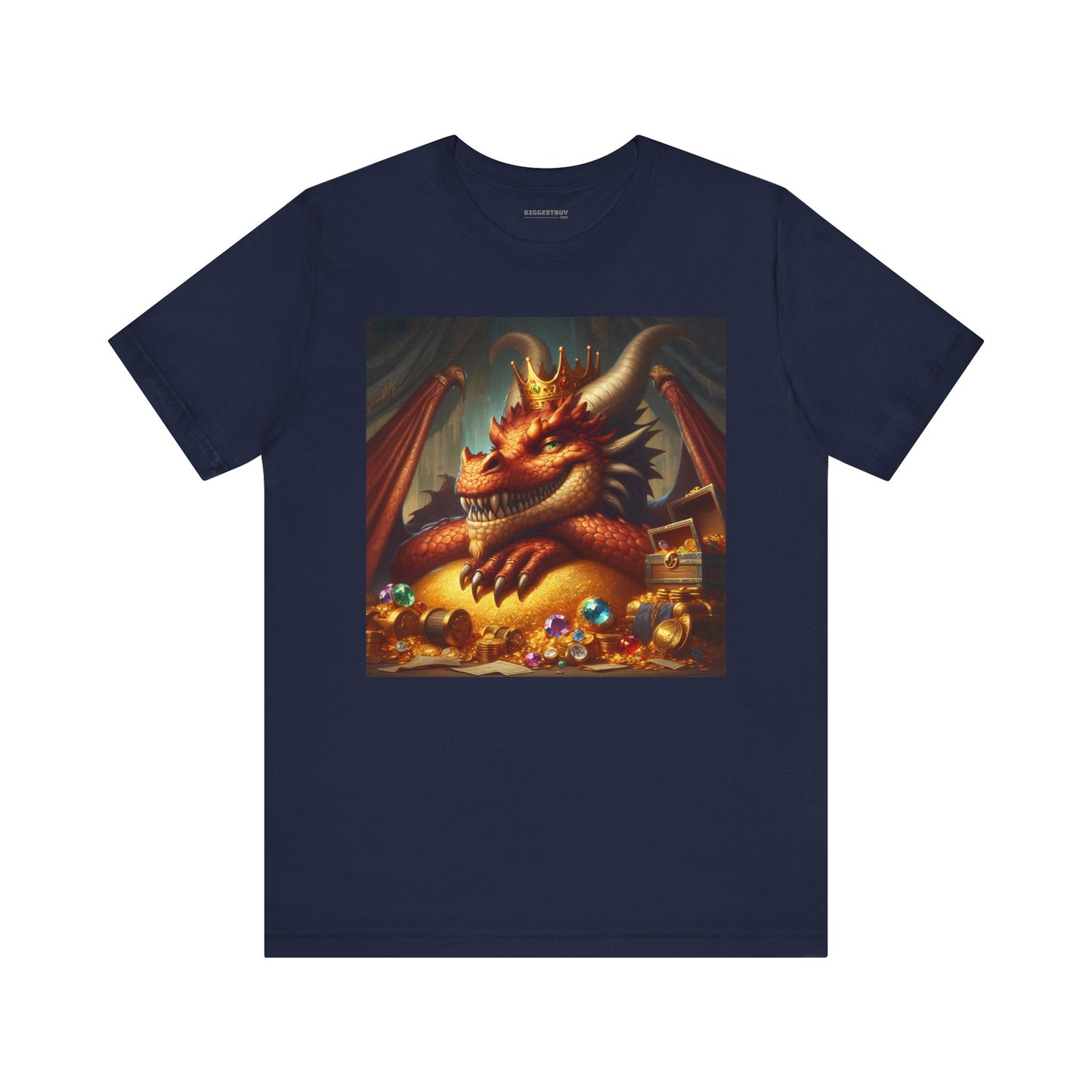 T-Shirt | Unisex | Koszulka dżersejowa | Krótki rękaw | Nordycka Mitologia | Fafnir | Smok