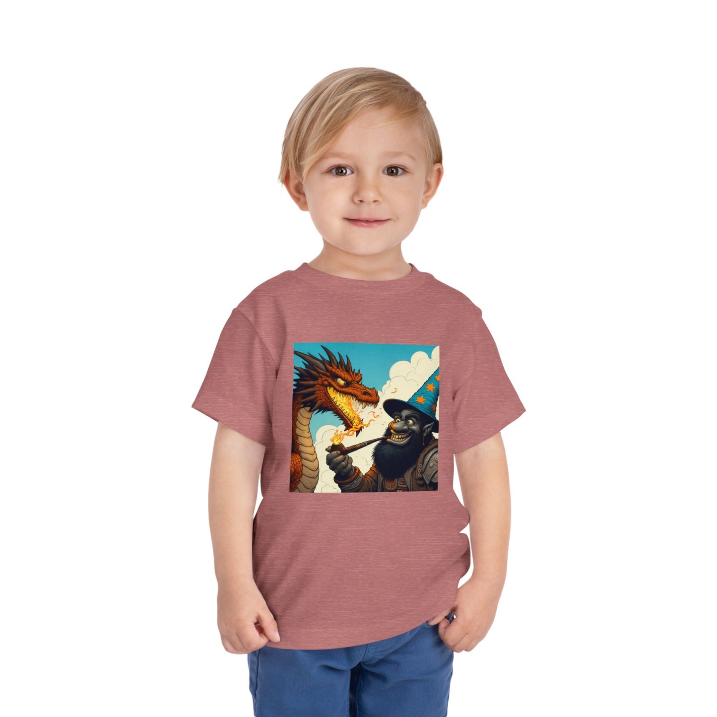 T-Shirt | Toddler Tee | Short Sleeve | High Fantasy | Dragon Duel | Goblin