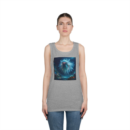 Tanktop | Unisex | Zwaar katoen | Kosmische Horror | Abyssale Medusa