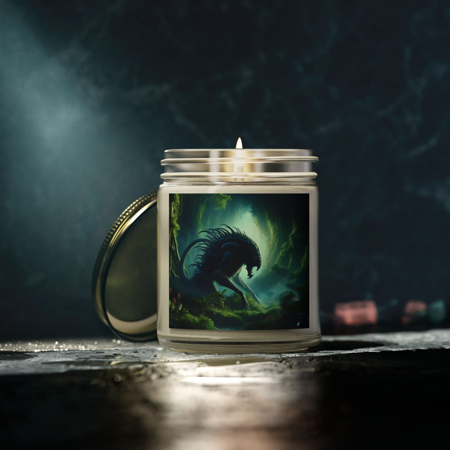 सुगंधित मोमबत्ती | एलियन फैंटेसी | बायोलुमिनेसेंट जंगल