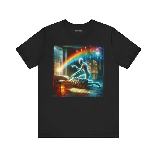 T-Shirt | Unisex | Koszulka dżersejowa | Krótki rękaw | Oniryzm | Mistyczna istota | Hypnos