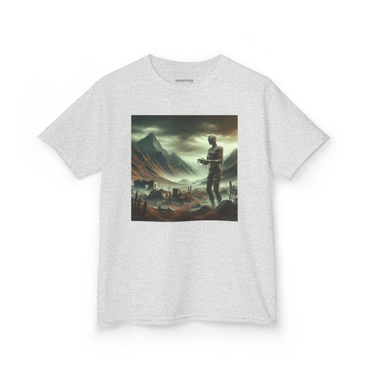 เสื้อยืด | เสื้อยืดเด็ก | ผ้าฝ้ายเนื้อหนา | มัมมี่หลังโลกล่มสลาย | หุ่นศพ