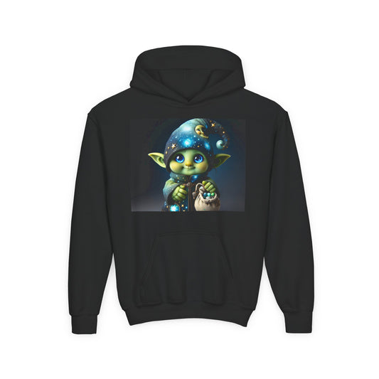 Sweatshirt | Youth | Hooded | Heavy Blend | Fantasy | Celestial Magic | Goblin