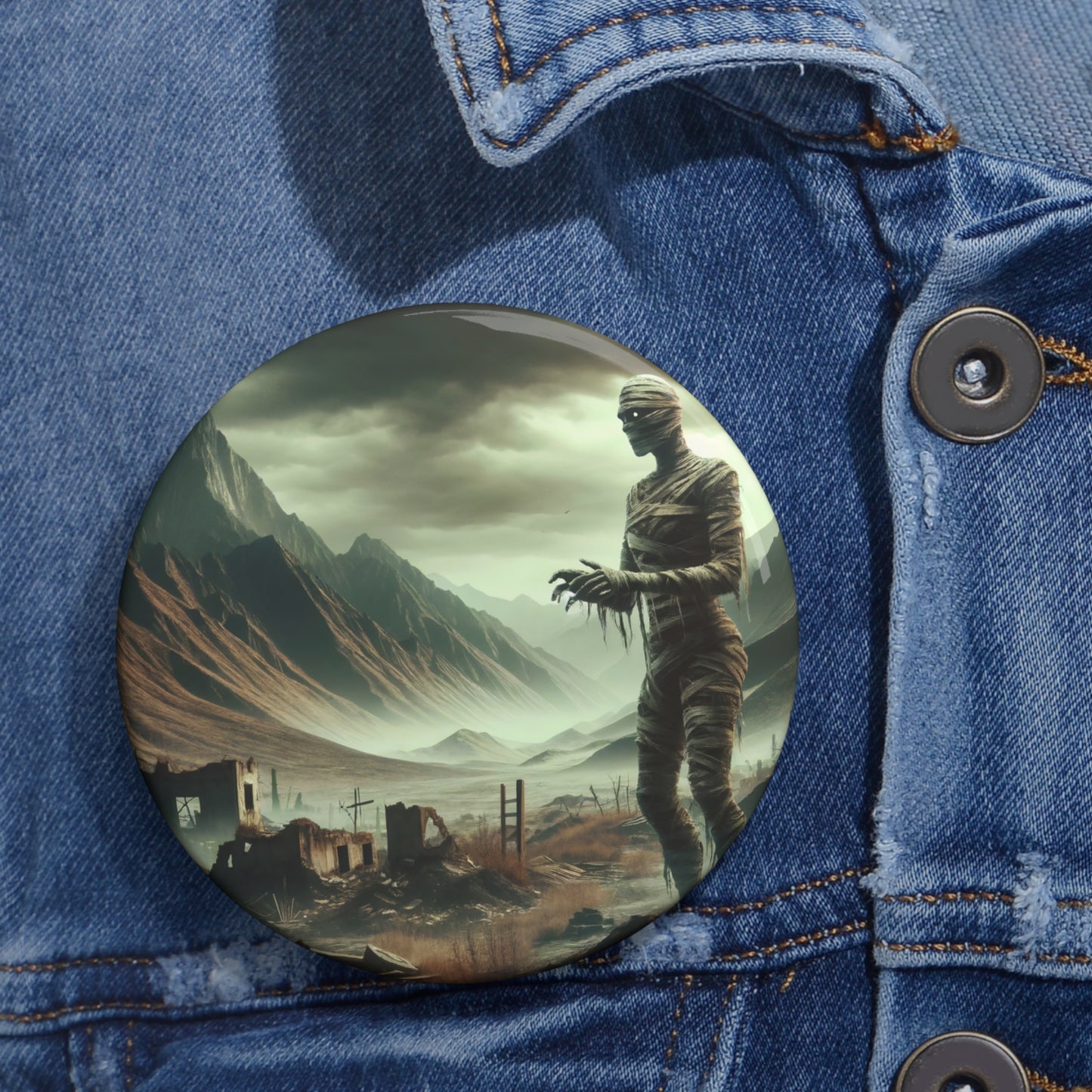 بٹن | پن بٹن | پن بیک | مصری ہیولا | قدیمی بندوبستی | مومیائی