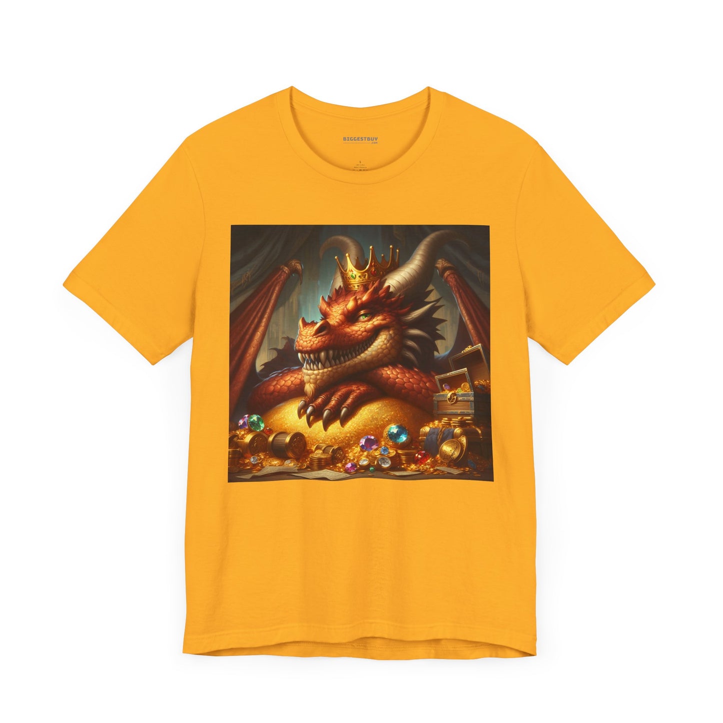 T-Shirt | Unisex | Koszulka dżersejowa | Krótki rękaw | Nordycka Mitologia | Fafnir | Smok