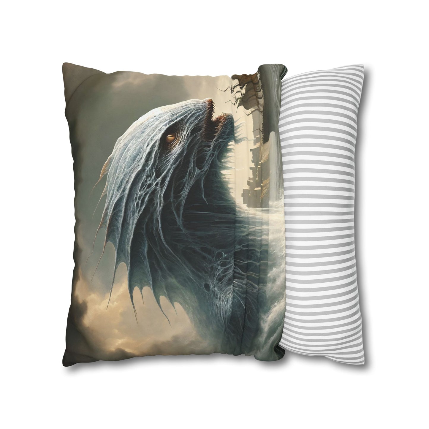 Federe | Quadrato | Tela di poliestere | Mitologia Nordica | Jörmungandr | Serpente Marino