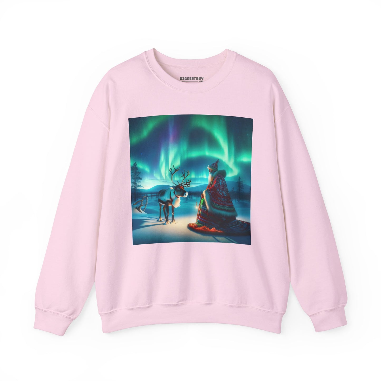 Bluza dresowa | Unisex | Okrągły dekolt | Gruba mieszanka | Szamanizm Polarny | Wizja Saamów
