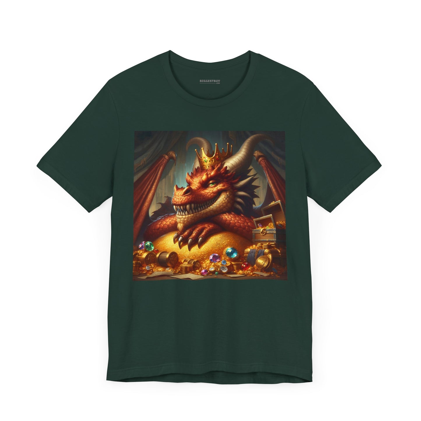T-Shirt | Unisex | Koszulka dżersejowa | Krótki rękaw | Nordycka Mitologia | Fafnir | Smok
