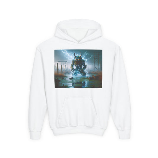 Sweatshirt | Jeugd | Met capuchon | Zware kwaliteit | Noordse Elektrische Horror | Jötunn