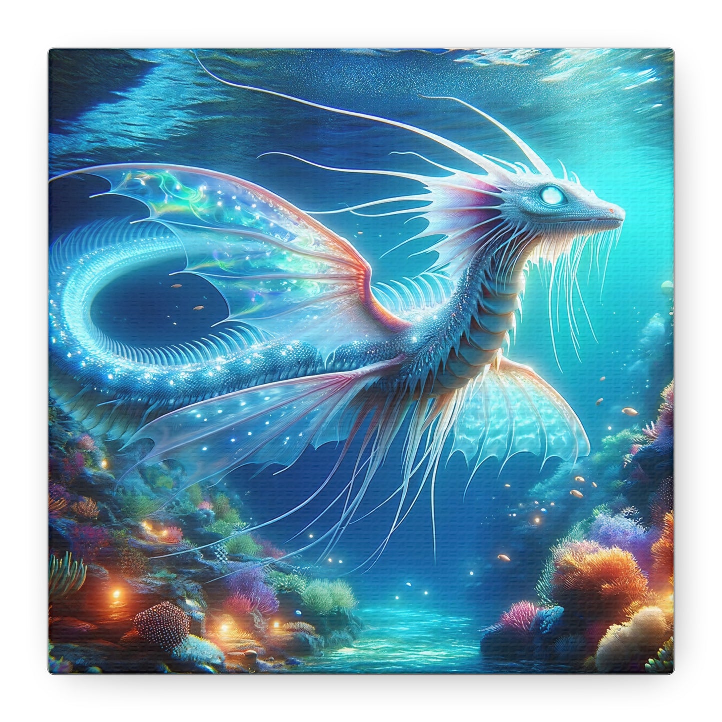 Płótno | Matowy | Mitologia morska | Ryujin | Smok wodny