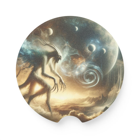 Tatakan Gelas | Tatakan Gelas Mobil | Batu Sabun | Kosmik Lovecraftian | Entitas Kuno