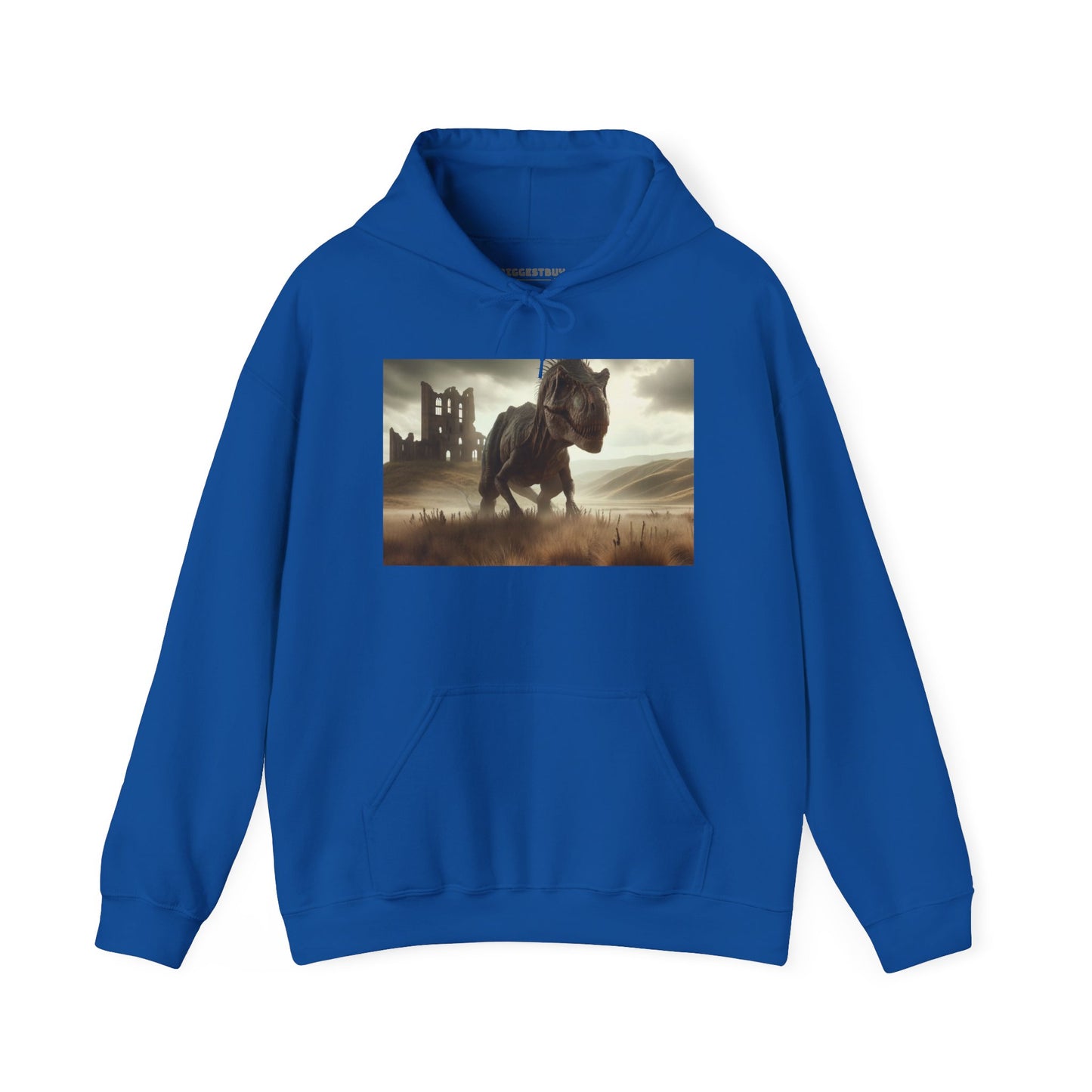 Felpa con cappuccio | Unisex | Felpa con cappuccio | Misto pesante | Paleofinzione | Dinosauri Preistorici | T-Rex