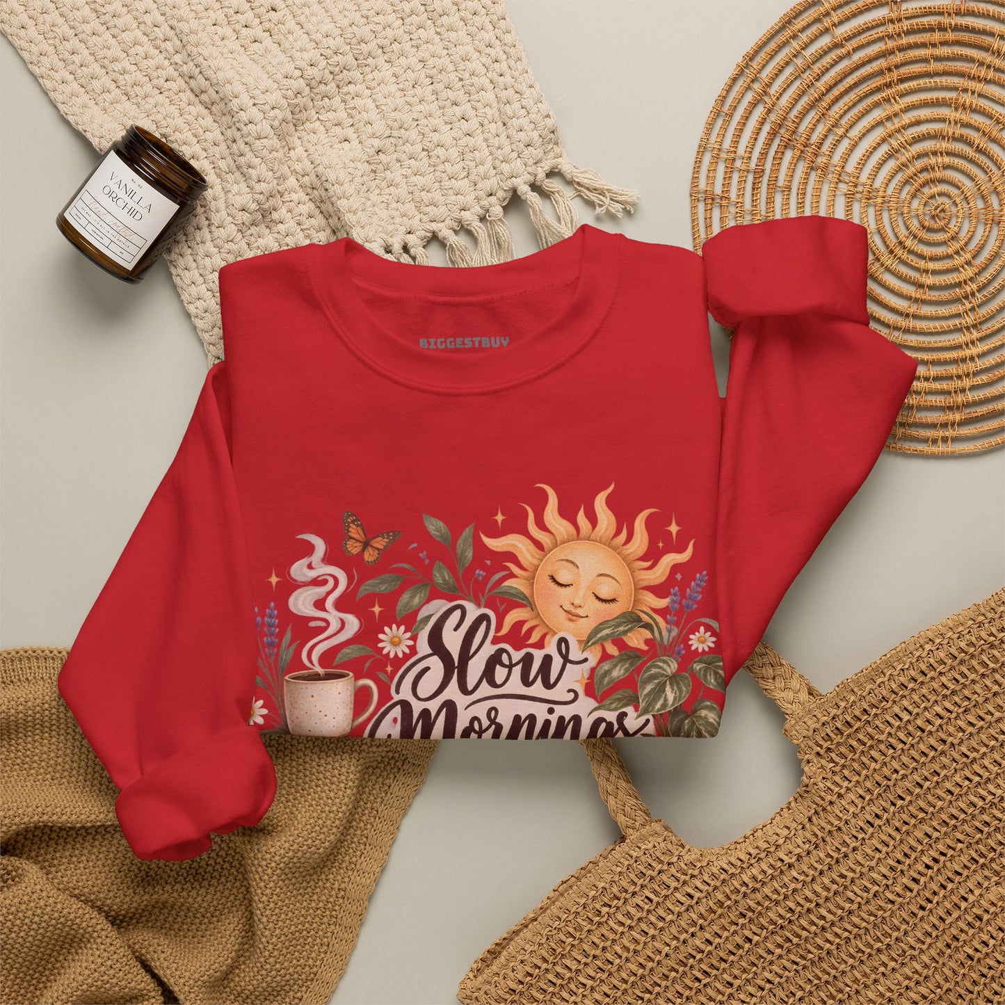 Sunrise Snuggles - Crewneck Sweatshirt
