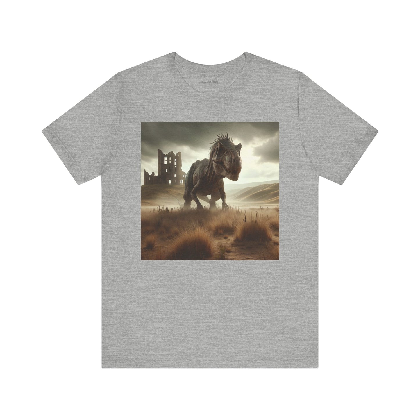 T-shirt | Unisex | Maglietta in jersey | Manica corta | Paleofinzione | Dinosauri Preistorici | T-Rex