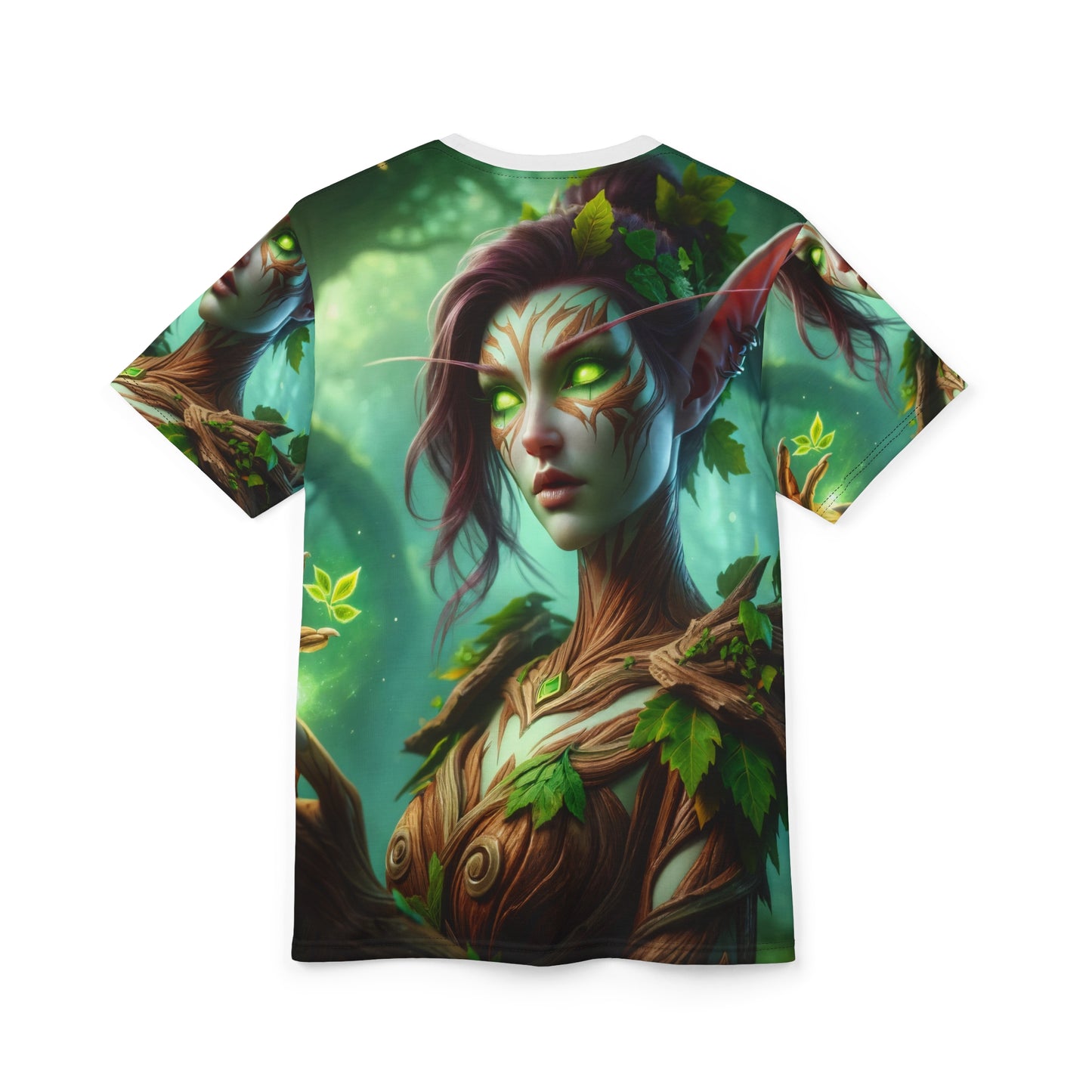 T-Shirt | Allover-Druck | Unisex-T-Shirt | Waldmythologie | Dryaden | Waldgeist