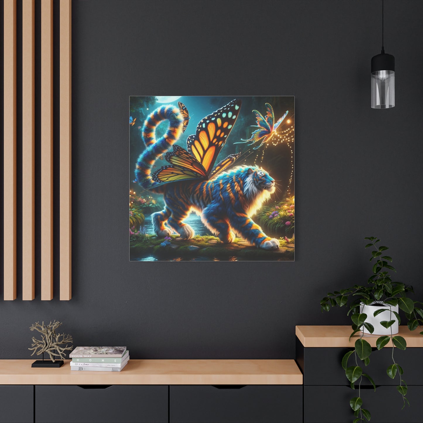 Canvas | Matt | Magisk realism | Mytologisk varelse | Tiger