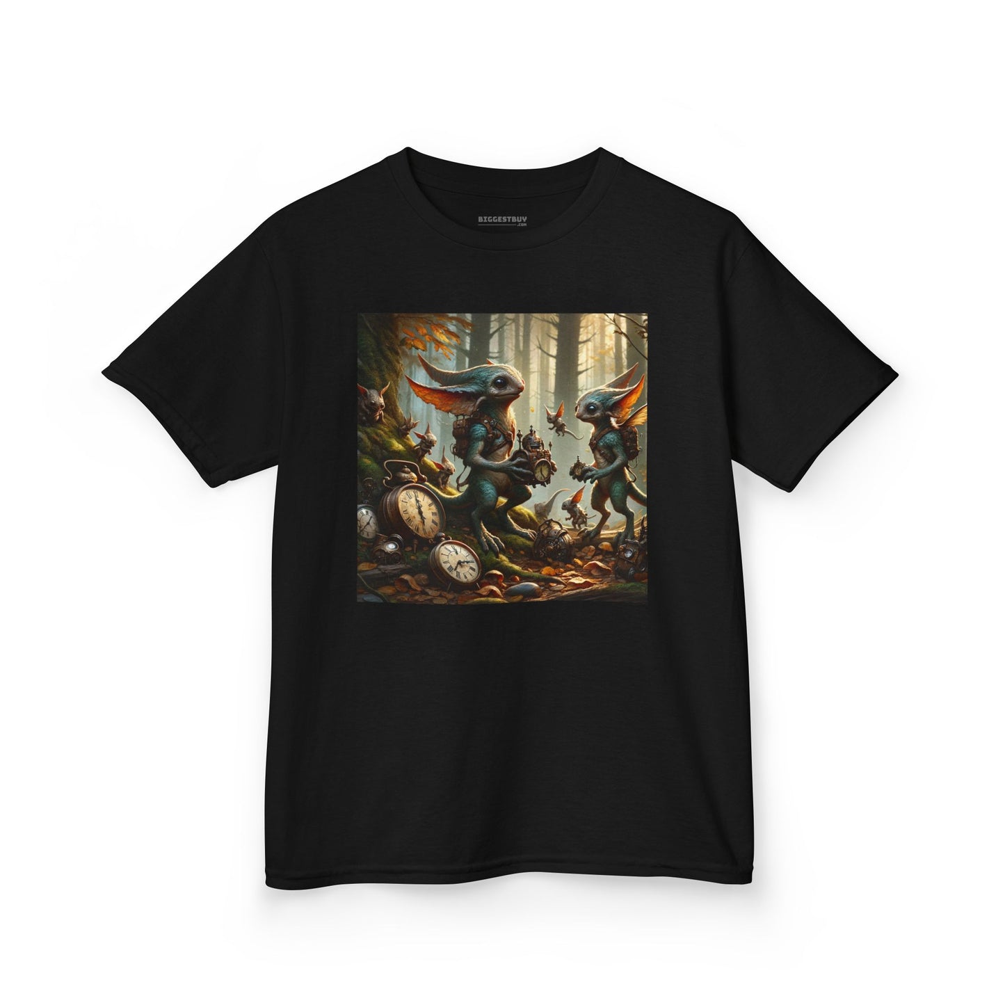 T-Shirt | Koszulka dziecięca | Ciężka bawełna | Steampunk Fantasy | Leśne Pooka