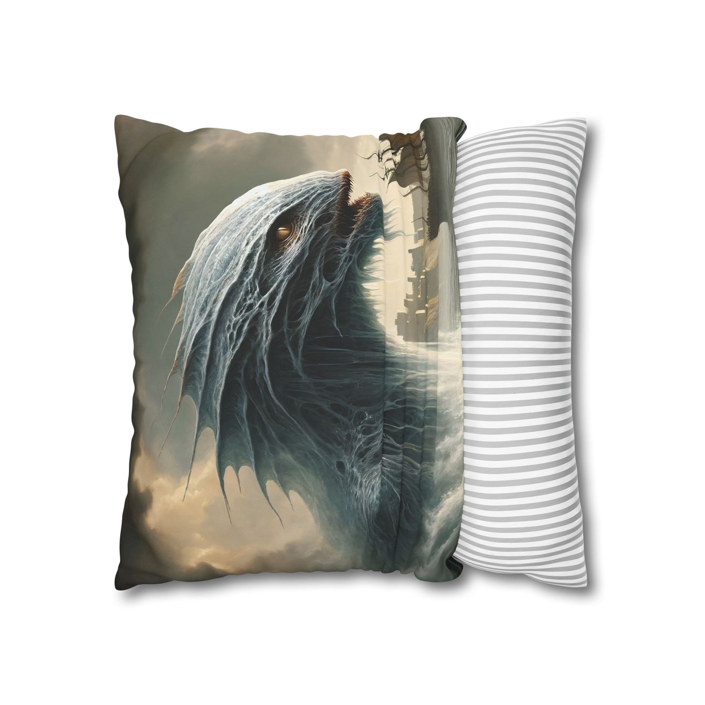 Federe | Quadrato | Tela di poliestere | Mitologia Nordica | Jörmungandr | Serpente Marino