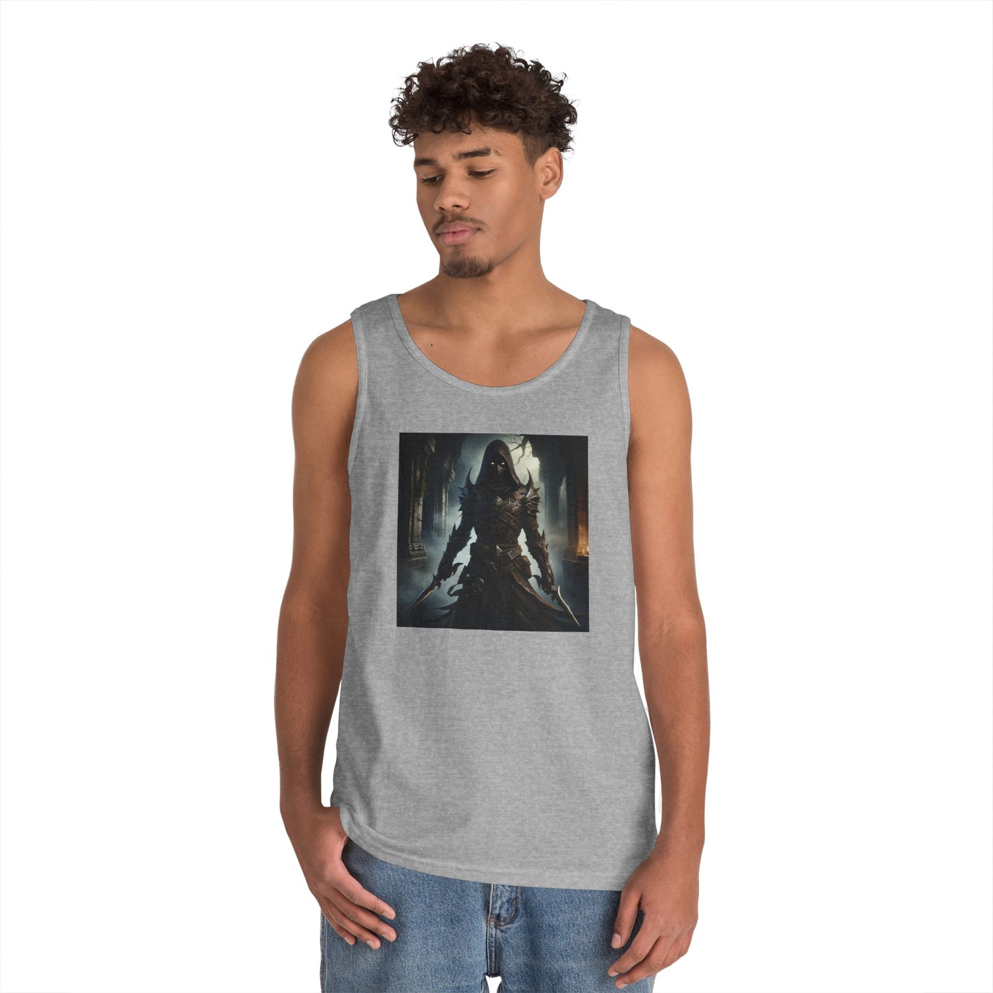 เสื้อกล้าม | ยูนิเซ็กส์ | ผ้าฝ้ายเนื้อหนา | จอมนักฆ่าเงามืด | นักล่าวิญญาณ