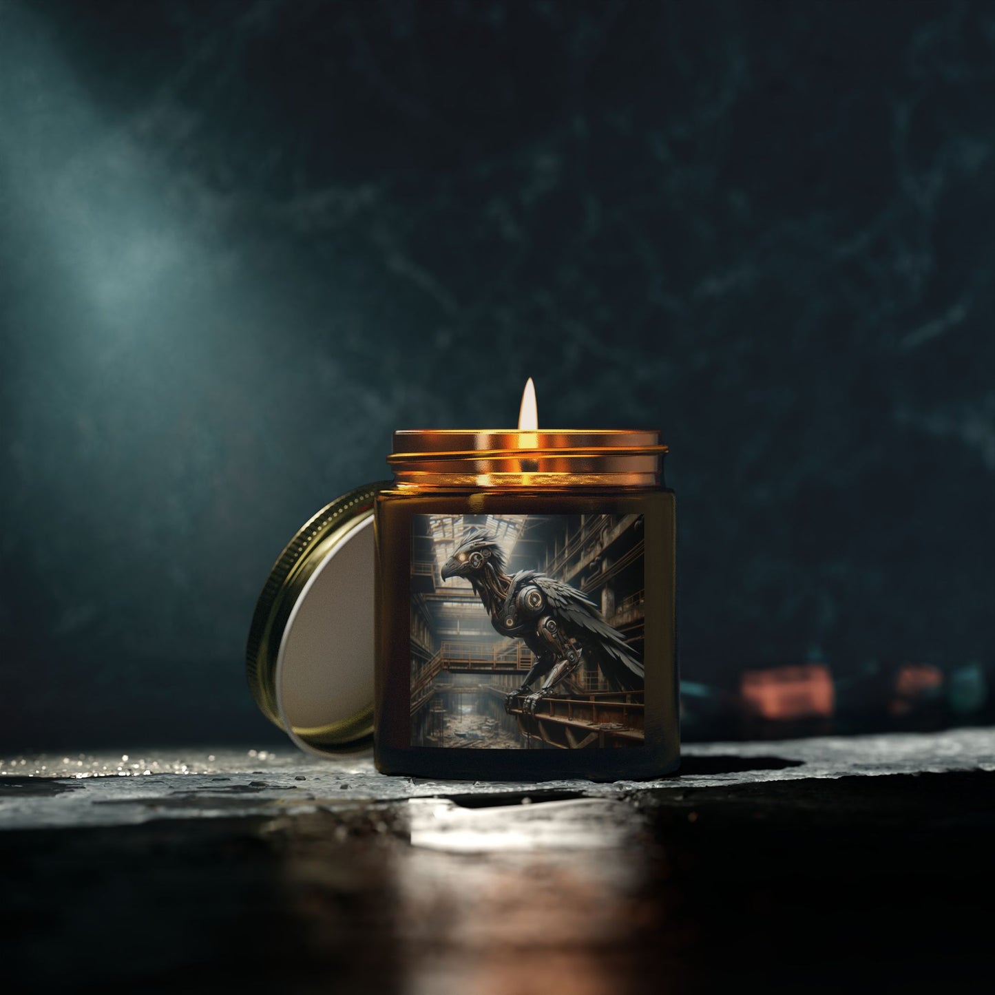 Candela profumata | Steampunk Post-Apocalittico | Corvo Meccanico