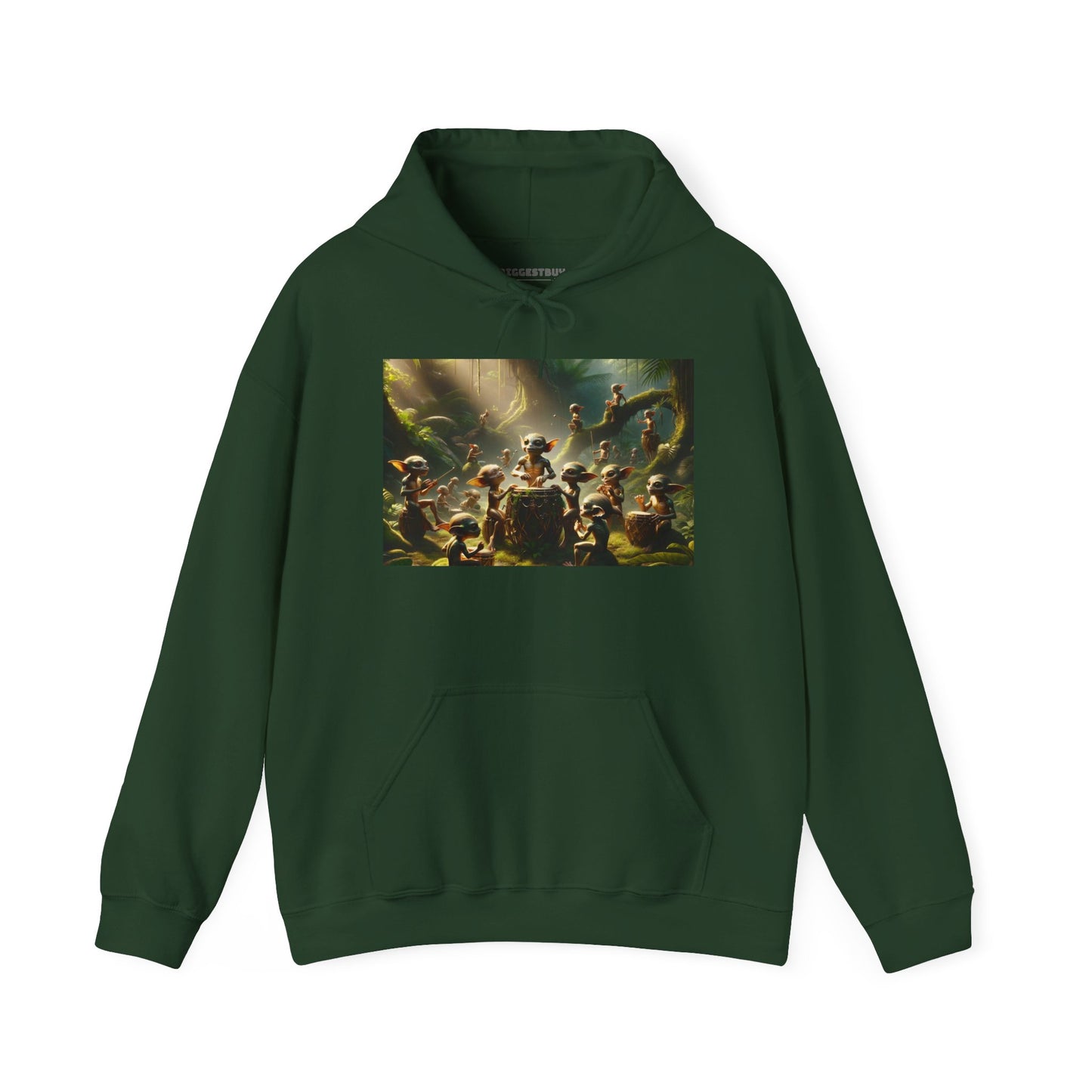 เสื้อมีฮู้ด | ยูนิเซ็กส์ | เสื้อสเวตเตอร์มีฮู้ด | ผ้าผสมเนื้อหนา | แฟนตาซีป่า | วิถีธรรมชาติ | ภูตน้อย