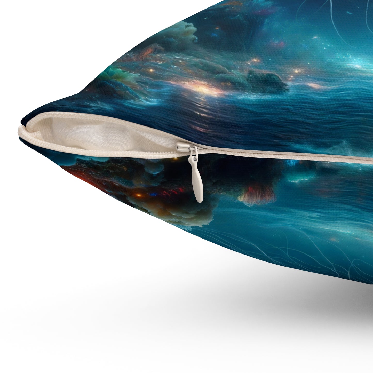 Yastık | Polyester | Kare | Kozmik Deniz Fantezisi | Medusa