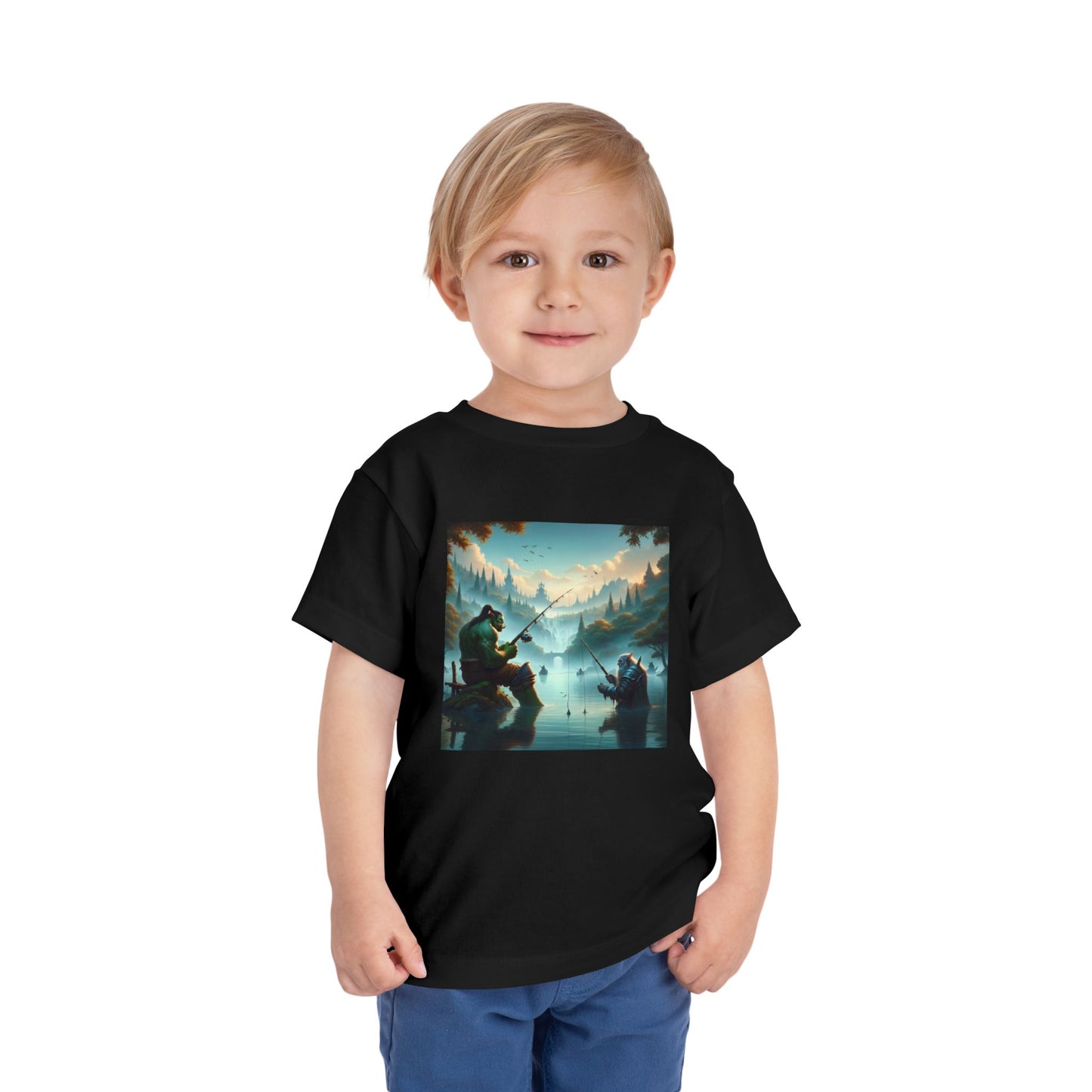 T-shirt | Peuter T-shirt | Korte mouw | Heldensage | Interraciale Vriendschap