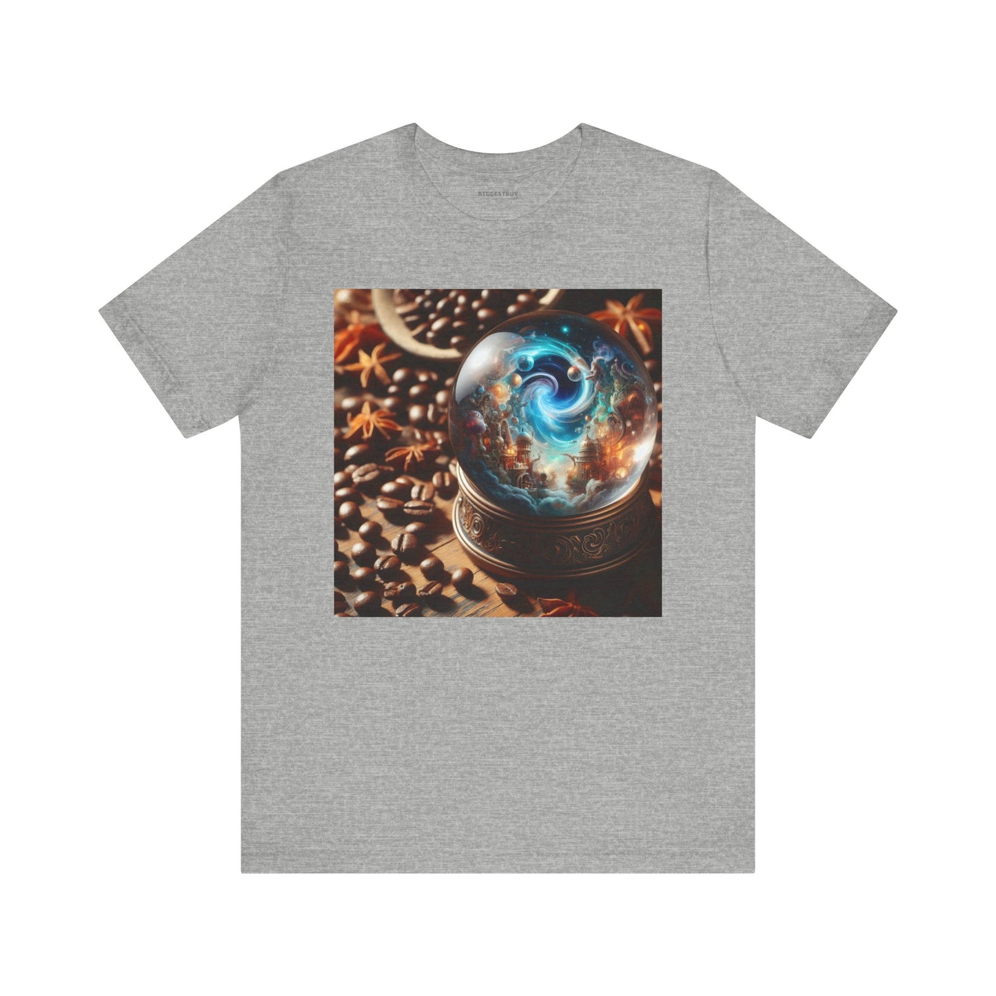 T-shirt | Unisex | Maglietta in jersey | Manica corta | Cosmologia Nordica | Globo Magico