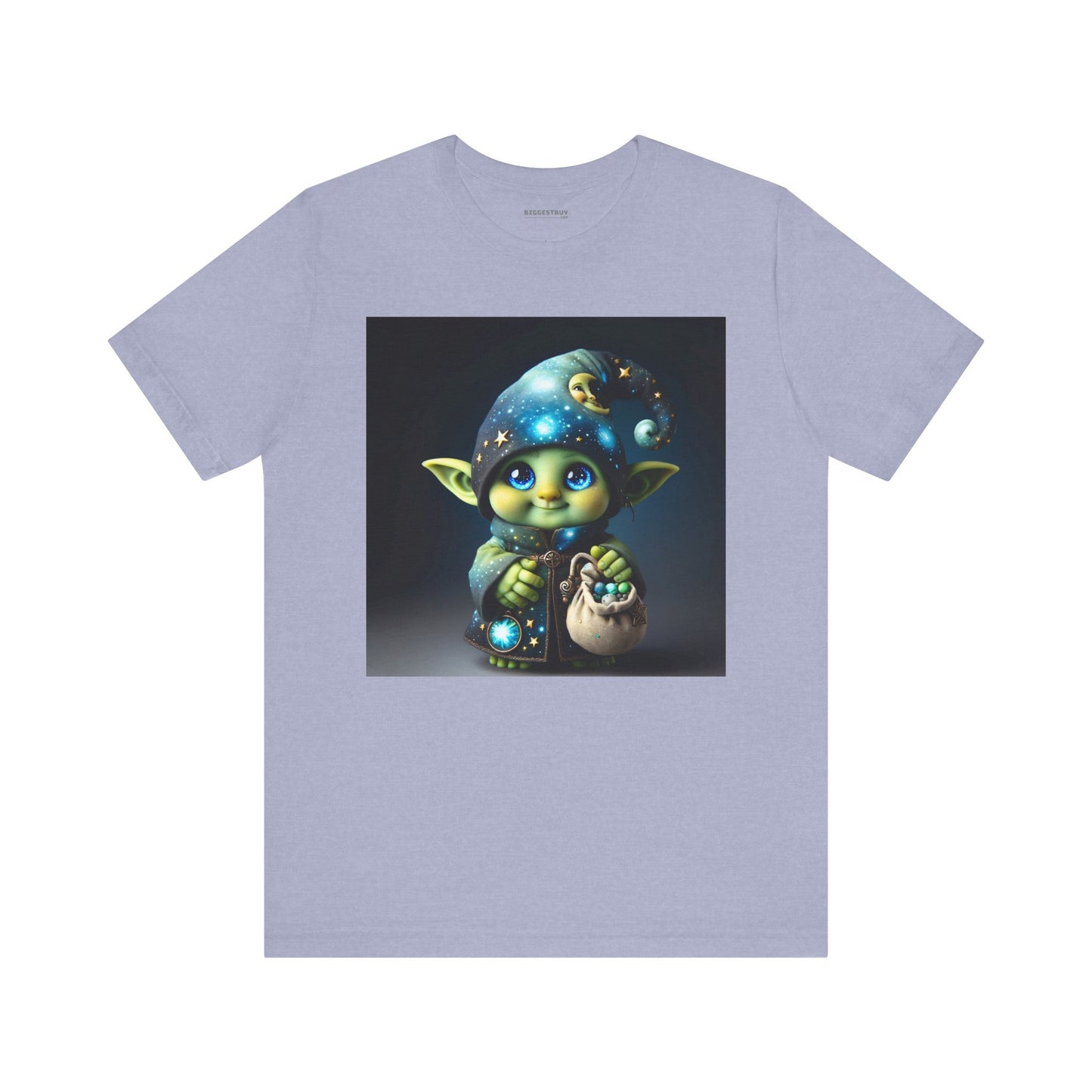T-skjorte | Unisex | Jersey-T-skjorte | Kort erme | Fantasi | Skogsalv | Trollmann