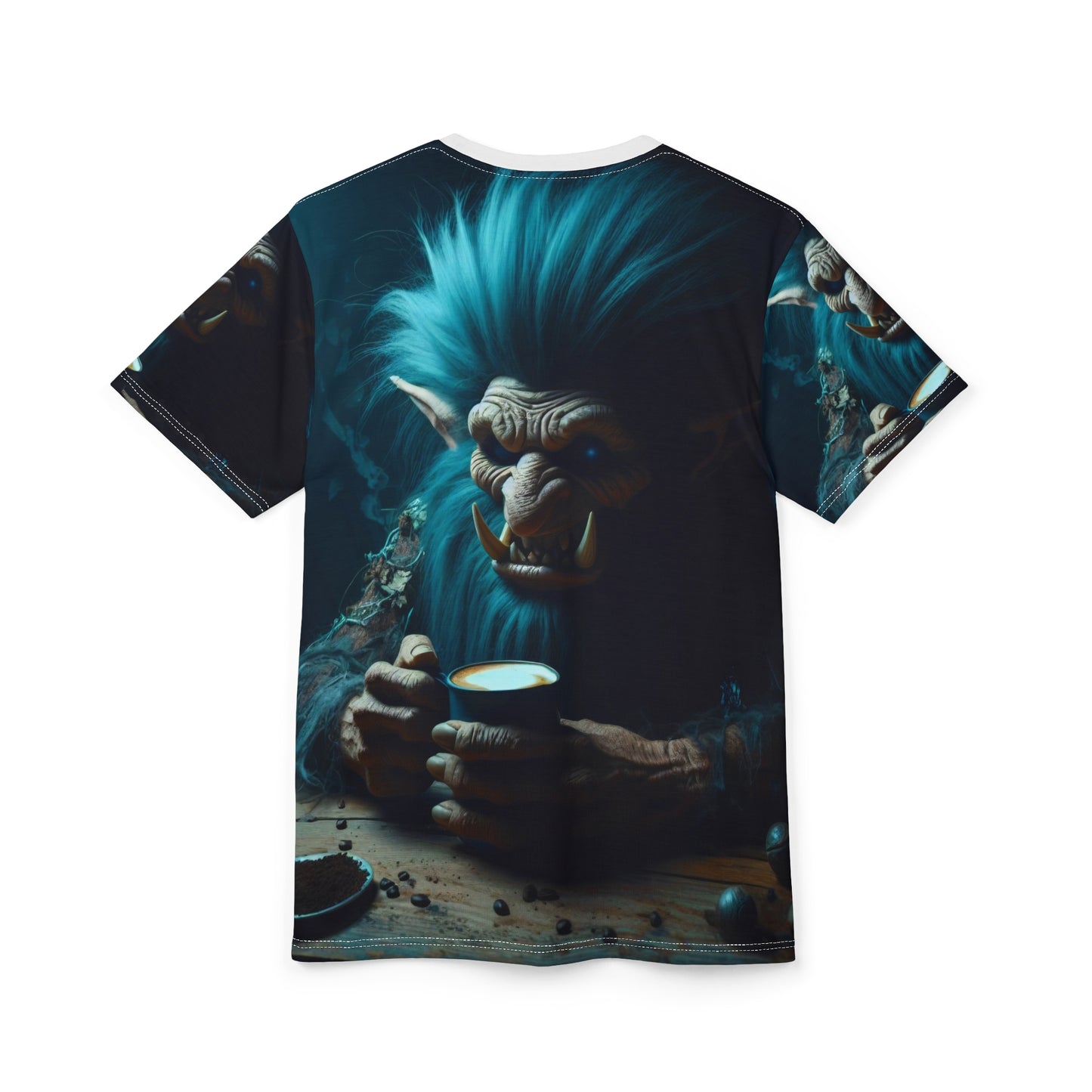 Tシャツ | 全面プリント | ユニセックスTシャツ | 北欧ダークファンタジー | 氷の巨人 | トロール