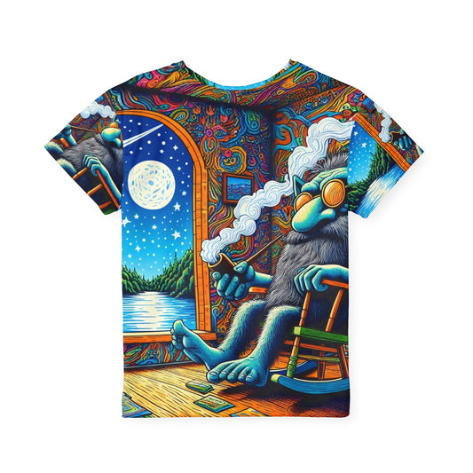 Sporttrikot | Kinder | Psychedelische Kunst | Traumreise | Wolf