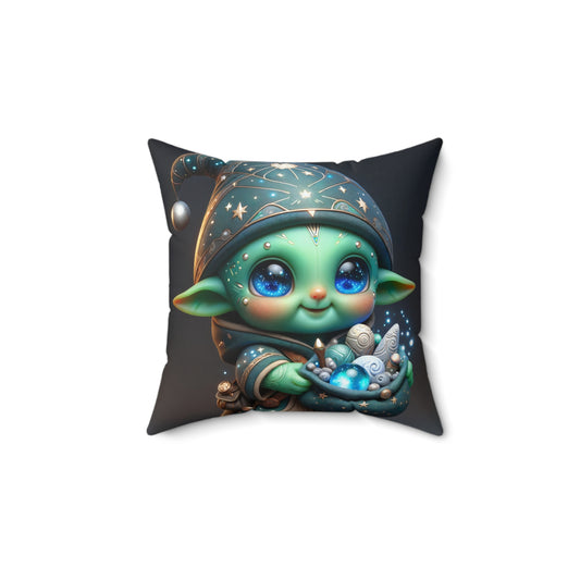 Yastık | Polyester | Kare | Kozmik Fantezi | Goblin Sihirbazı