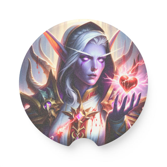 کوسٹر | کار کوسٹر | سوپ اسٹون | خیالی فن | جادوئی الف وارڈن | ارغوانی دل