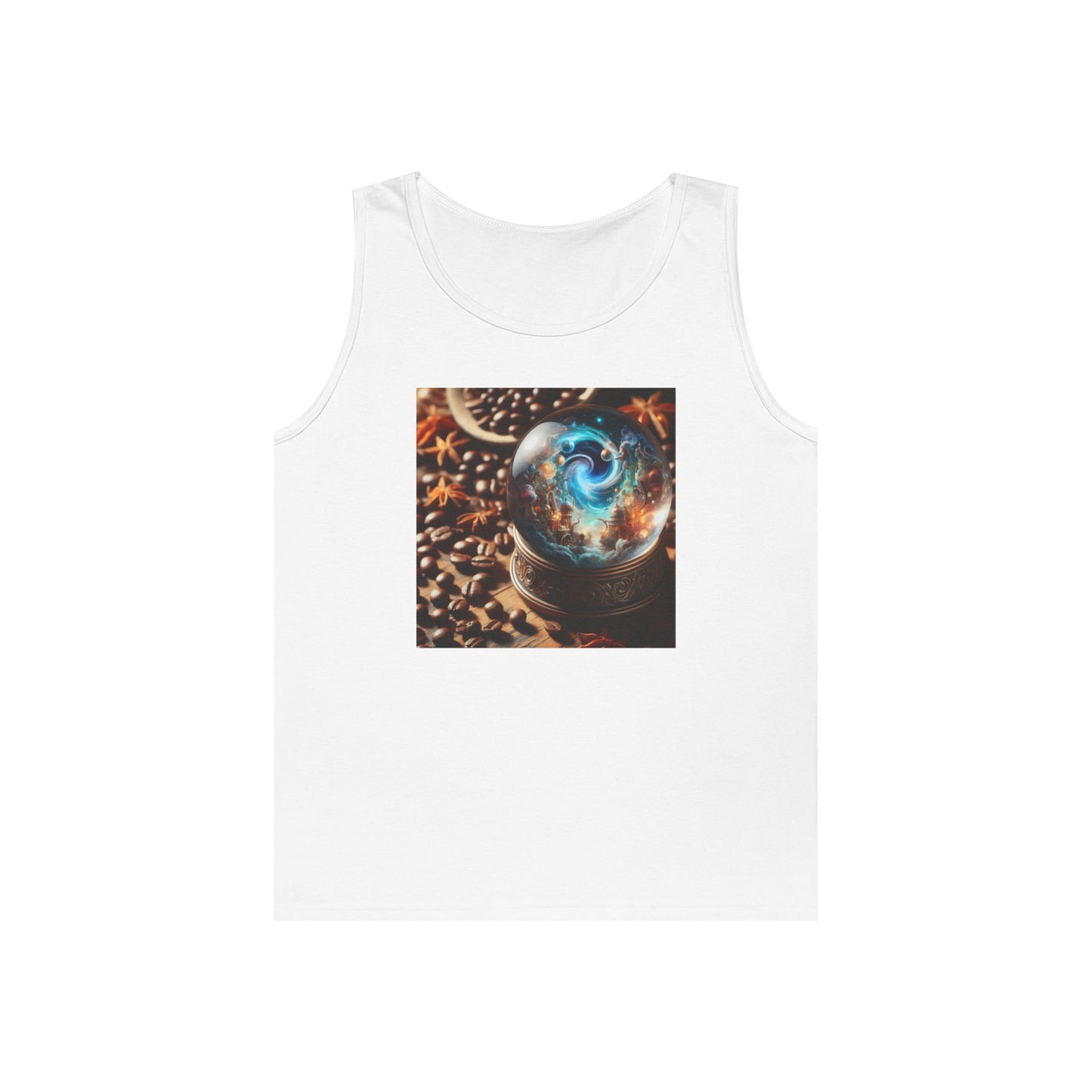 Tanktop | Unisex | Schwere Baumwolle | Kosmische Mythologie | Schneekugel