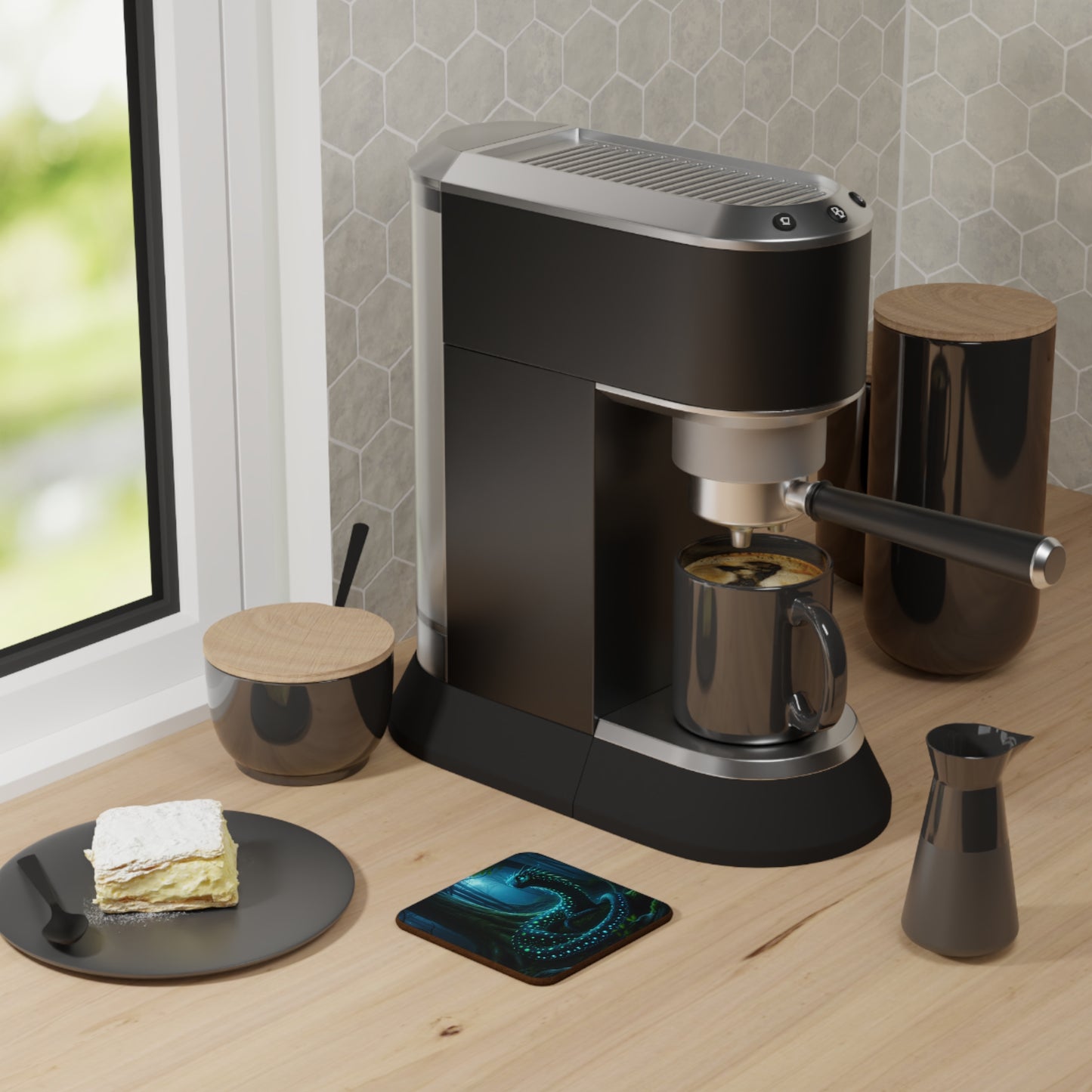 Podstawka | Płyta pilśniowa o dużej gęstości | Leśny Smok Mistyczny | Strażnik