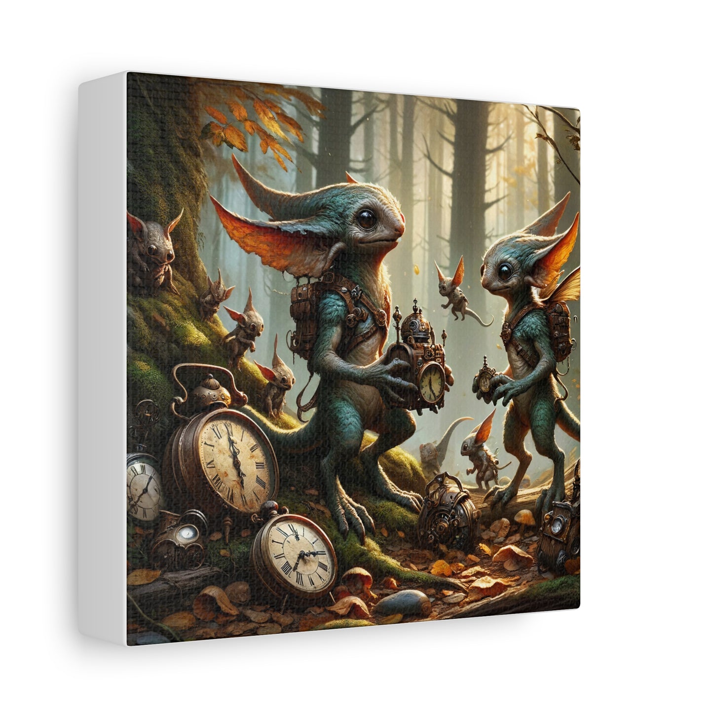 Canvas | Mat | Steampunk Feeën | Boswachters