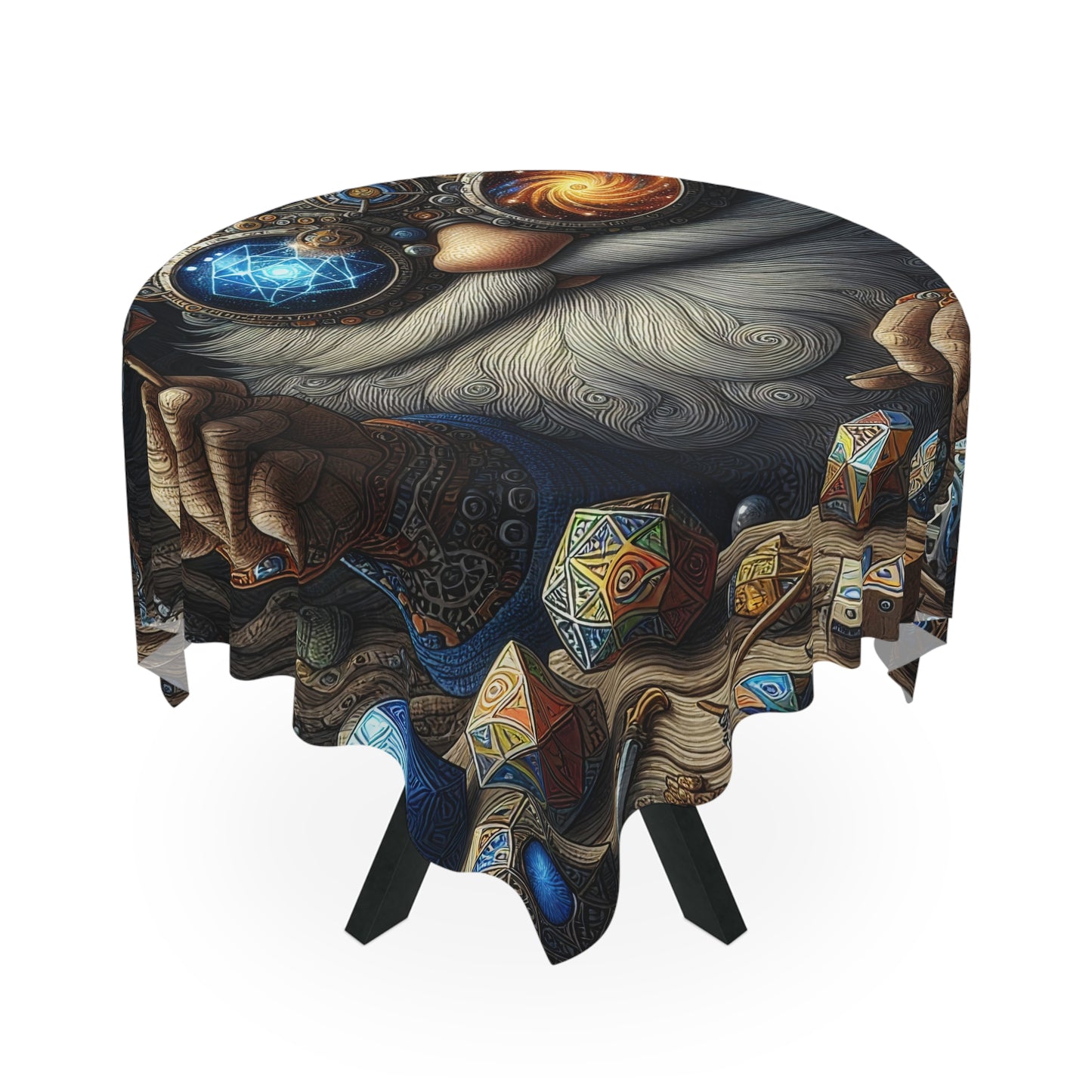 Tischdecke | Steampunk-Fantasy | Zwergenmagier