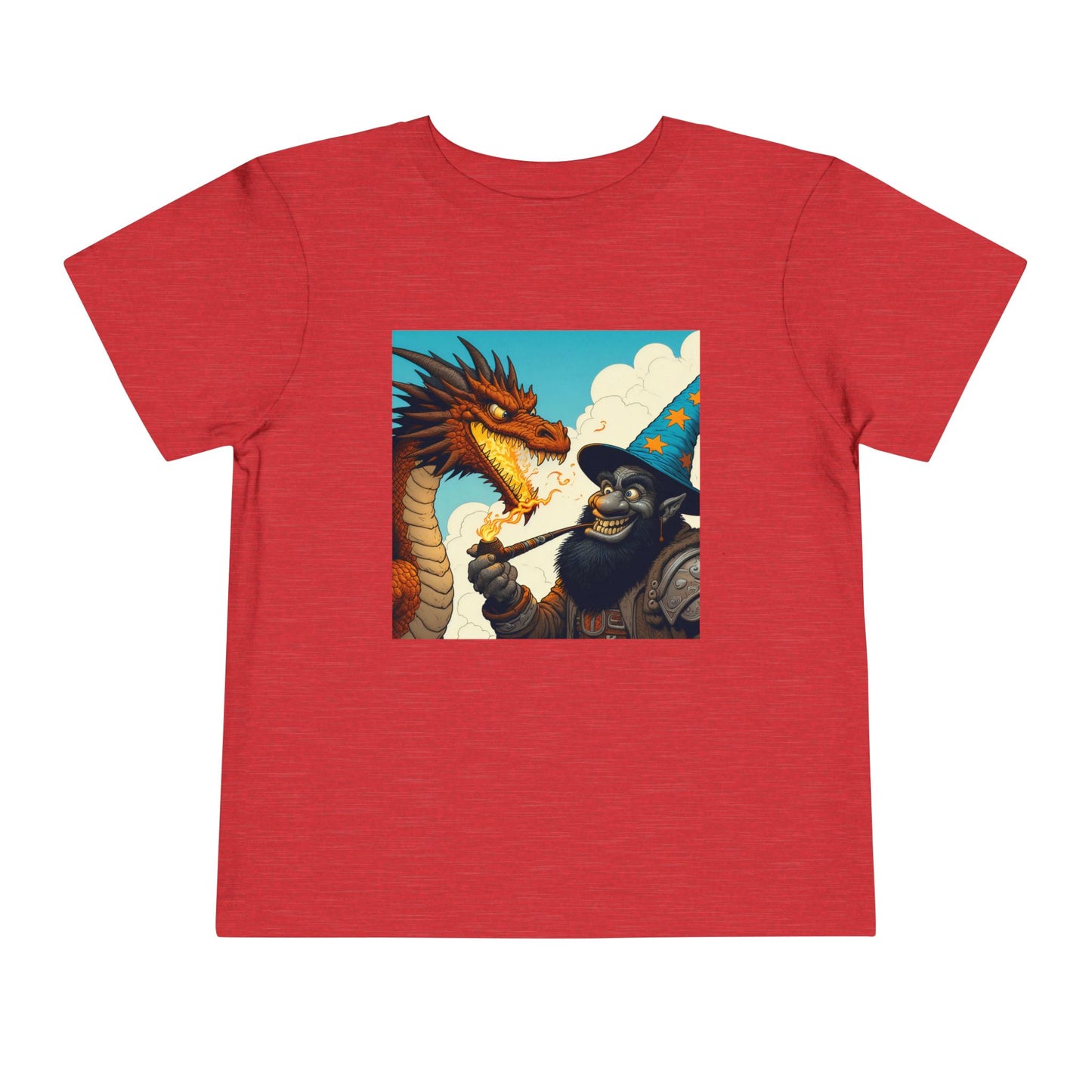 T-Shirt | Toddler Tee | Short Sleeve | High Fantasy | Dragon Duel | Goblin