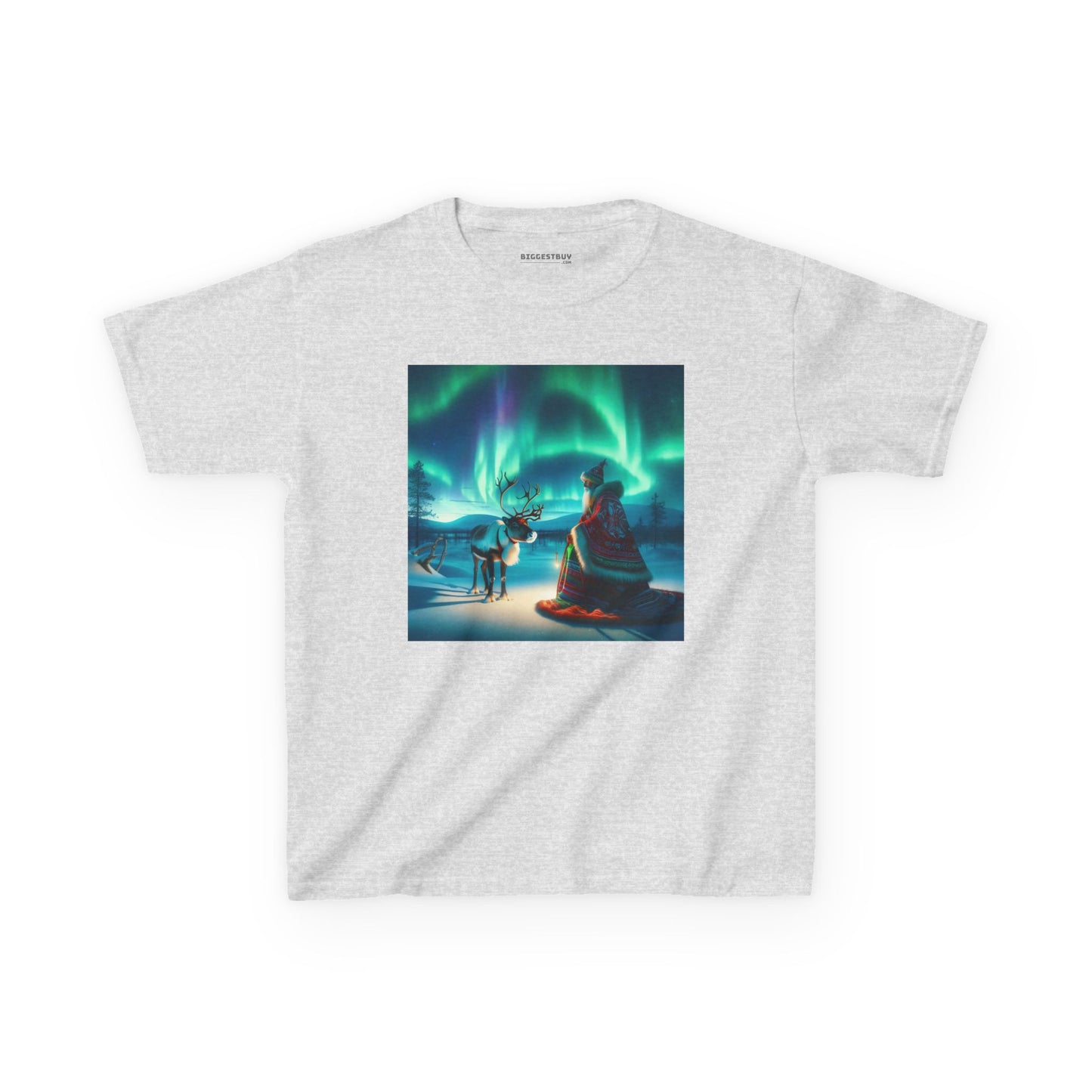 Camiseta | Camiseta Infantil | Algodão Pesado | Misticismo Nórdico | Xamã Sami