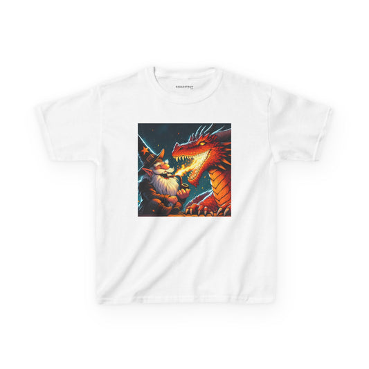 Tシャツ | キッズTシャツ | ヘビーコットン | ハイファンタジー | ドラゴンスレイヤー | 魔法対決