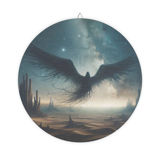 سائن | لکڑی کا | کیہانی فینٹسی | کوزمک ریون