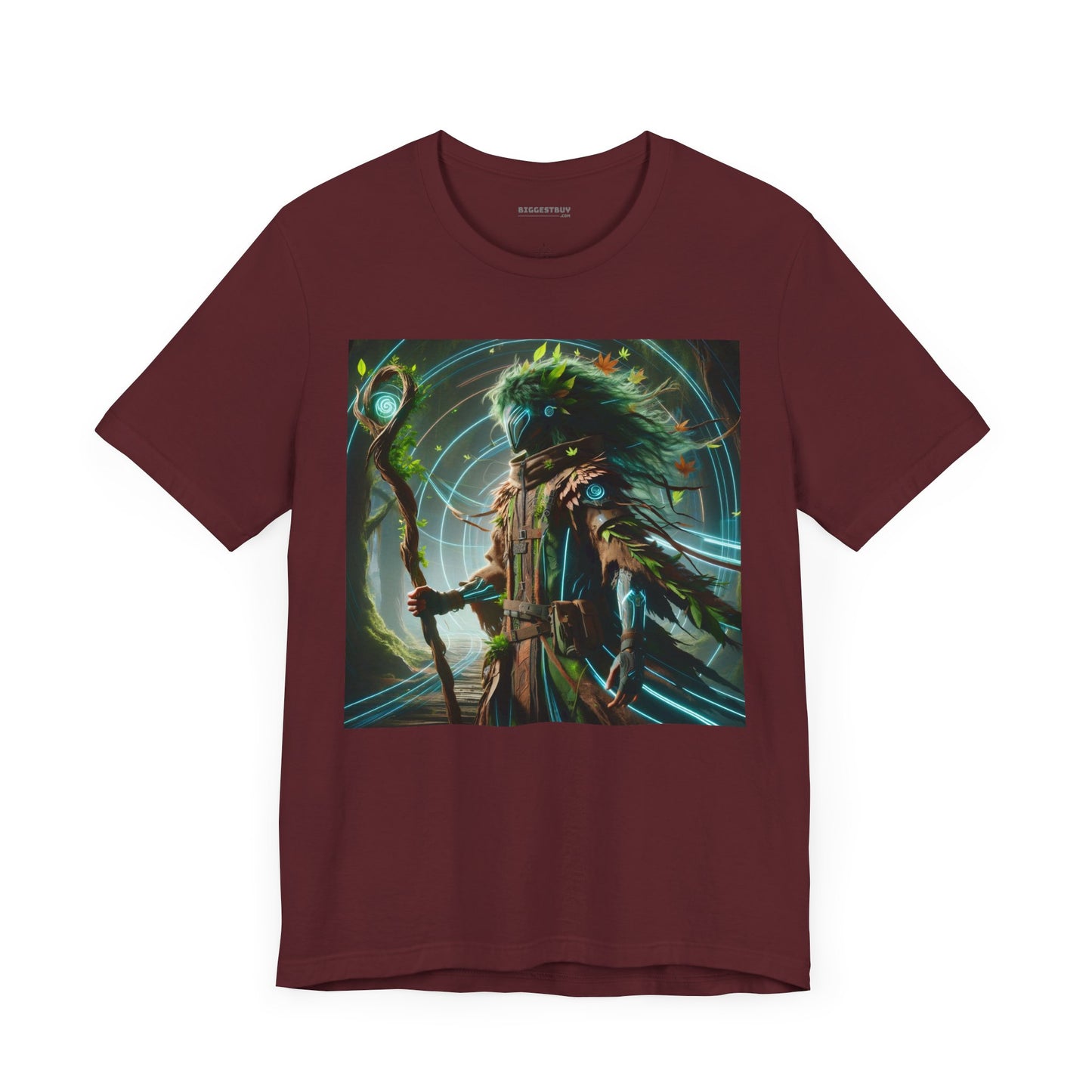 เสื้อยืด | ยูนิเซ็กส์ | เสื้อยืดเจอร์ซีย์ | แขนสั้น | ตำนานป่าพิศวง | เทพเจ้าแห่งพงไพร