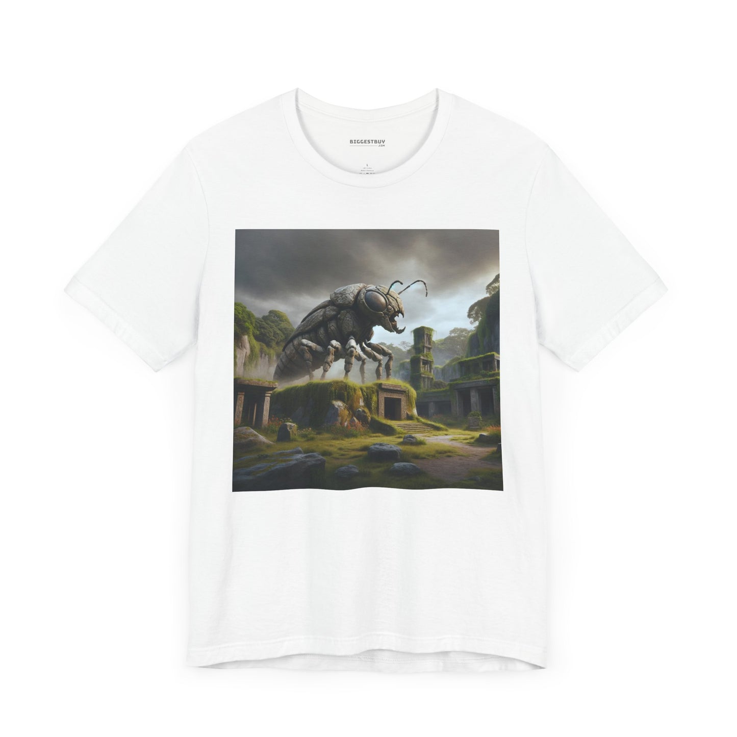 Tシャツ | ユニセックス | ジャージーTシャツ | 半袖 | 異形変異 | 巨大甲虫 | 緑