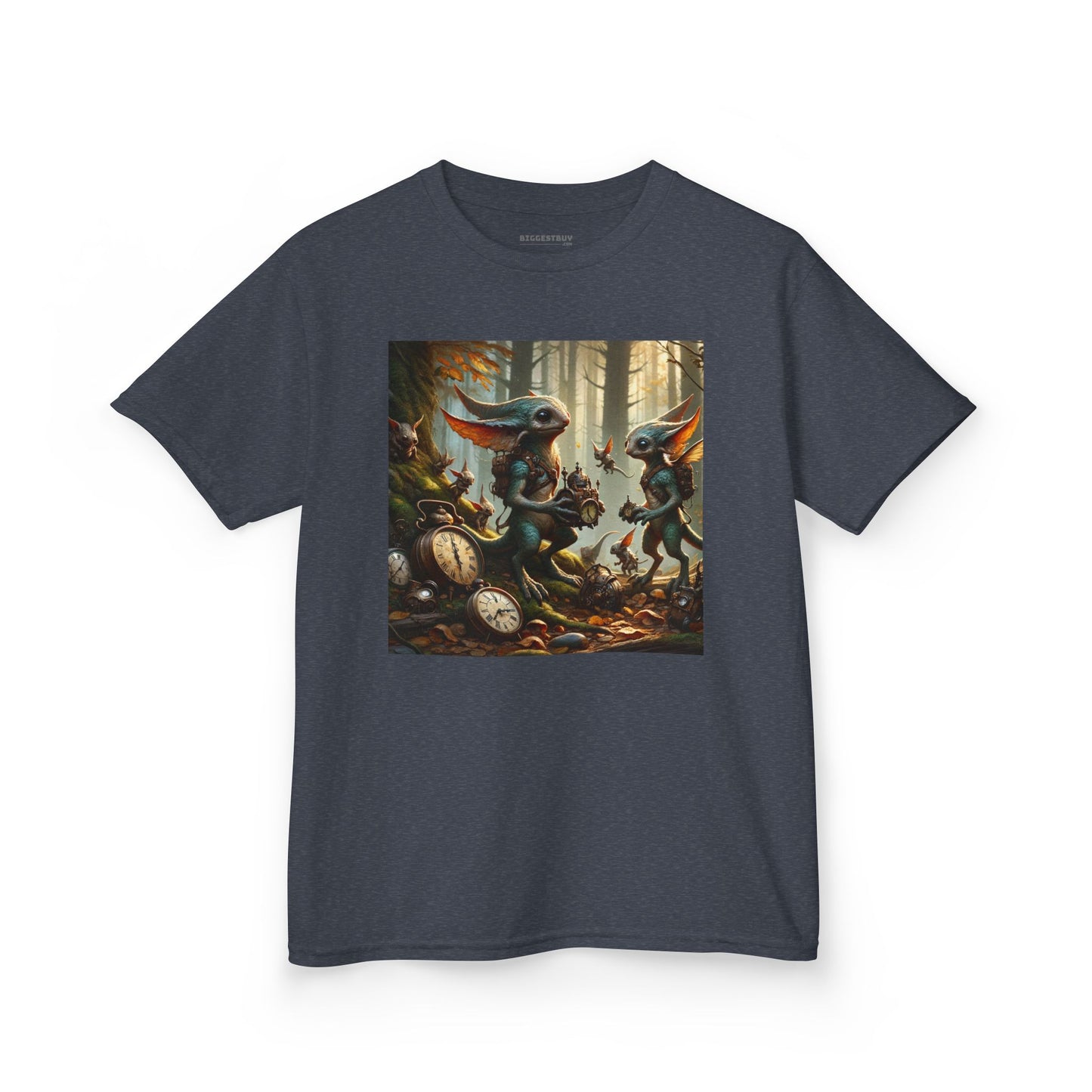 T-Shirt | Koszulka dziecięca | Ciężka bawełna | Steampunk Fantasy | Leśne Pooka