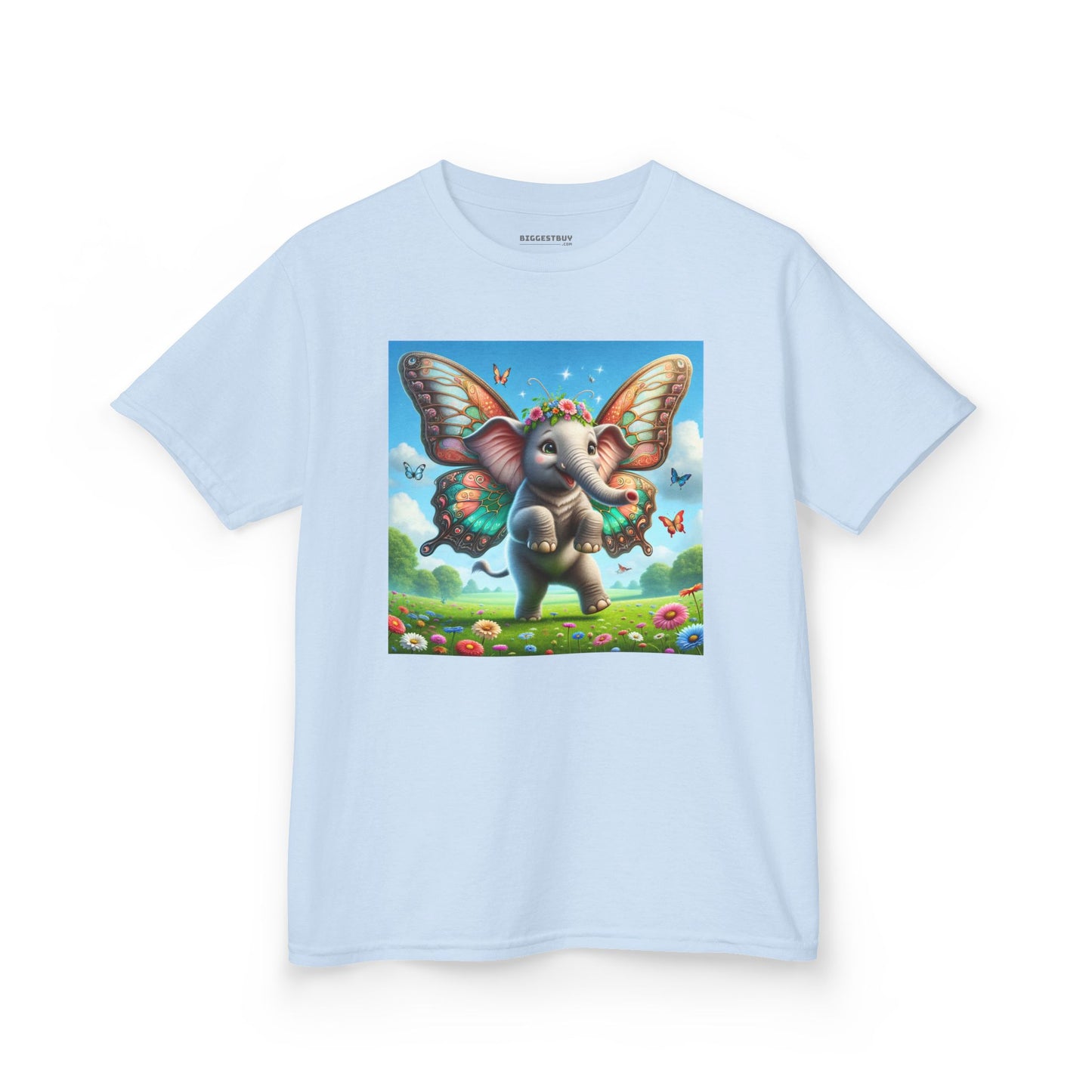 T-Shirt | Koszulka dziecięca | Ciężka bawełna | Baśniowa fauna | Airavata | Słonik