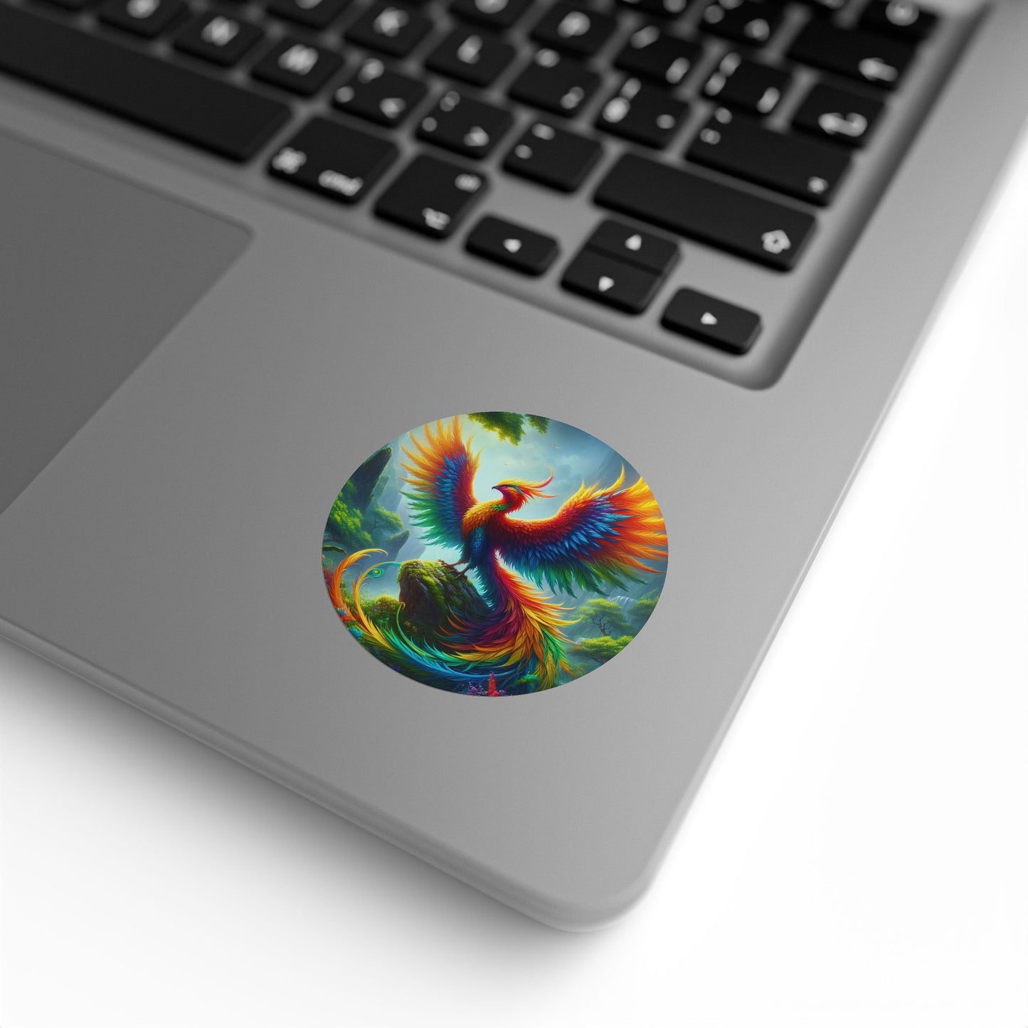 سٹیکر لیبل رول | گول | افسانوی تصور | عنقا اساطیر | آتشی پرندہ