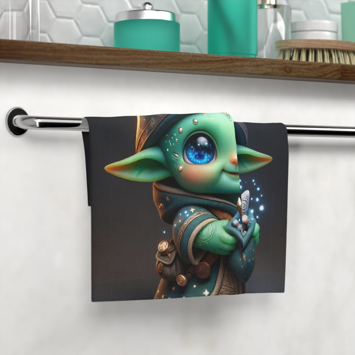 Handdoek | Washandje | Kosmische Folklore | Goblin Figurine