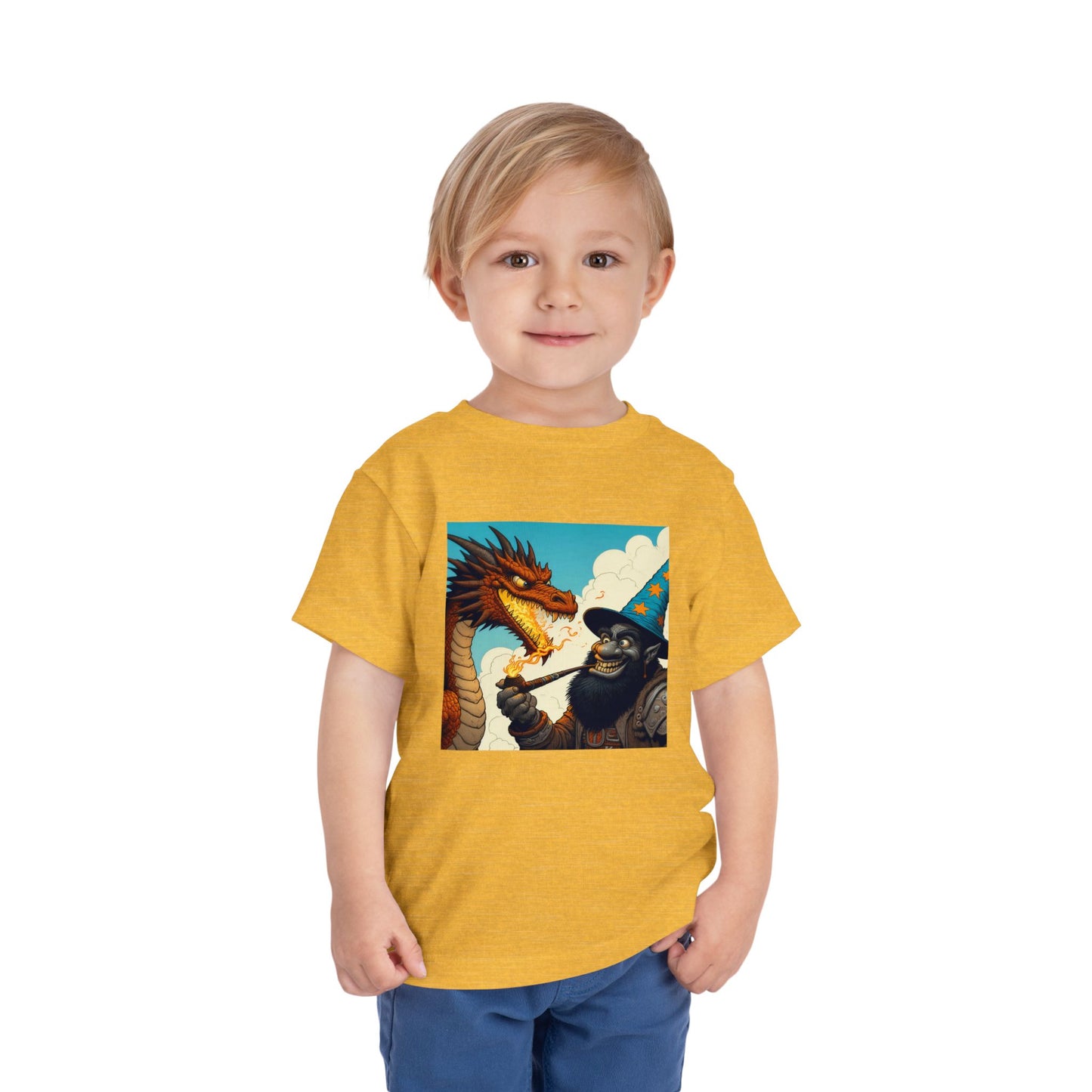 T-Shirt | Toddler Tee | Short Sleeve | High Fantasy | Dragon Duel | Goblin
