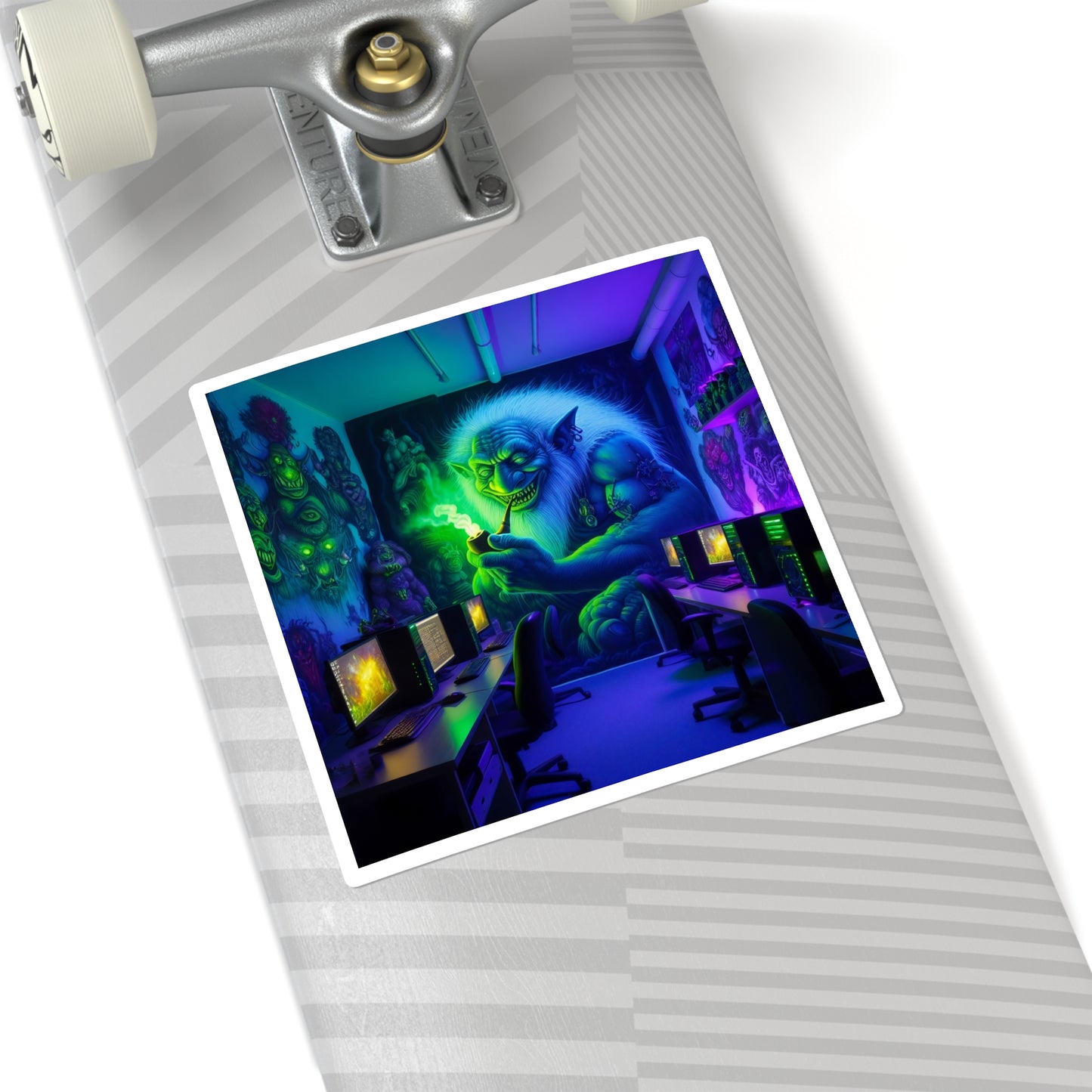 سٹیکر | مربع | بوگارٹ فولکلور | گیمنگ روم آرٹ