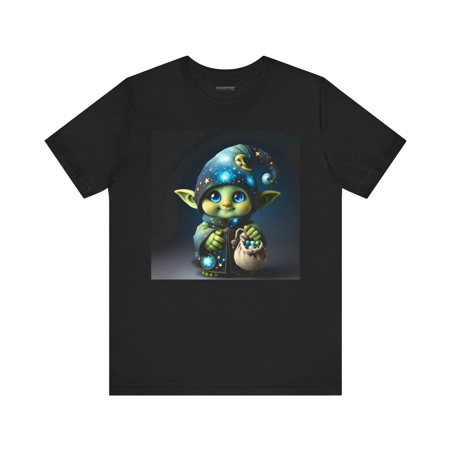 T-skjorte | Unisex | Jersey-T-skjorte | Kort erme | Fantasi | Skogsalv | Trollmann